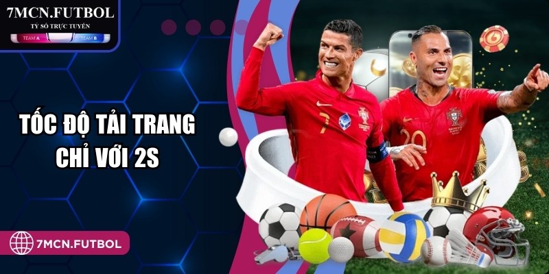 Tốc độ tải trang chỉ với 2s