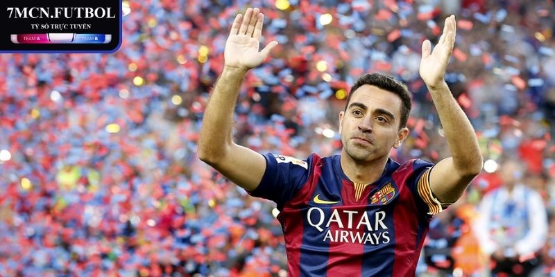 Tham gia pressing và thu hồi bóng của tiểu sử Xavi Hernández