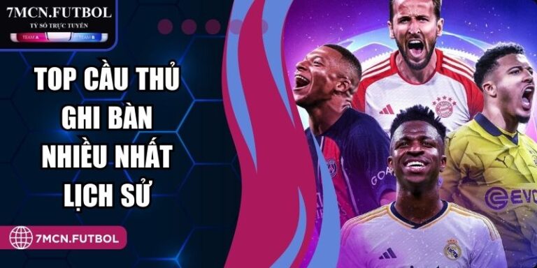 Top Cầu Thủ Ghi Bàn Nhiều Nhất Lịch Sử - Các Huyền Thoại 5 Top Cầu Thủ Ghi Bàn Nhiều Nhất Lịch Sử - Các Huyền Thoại